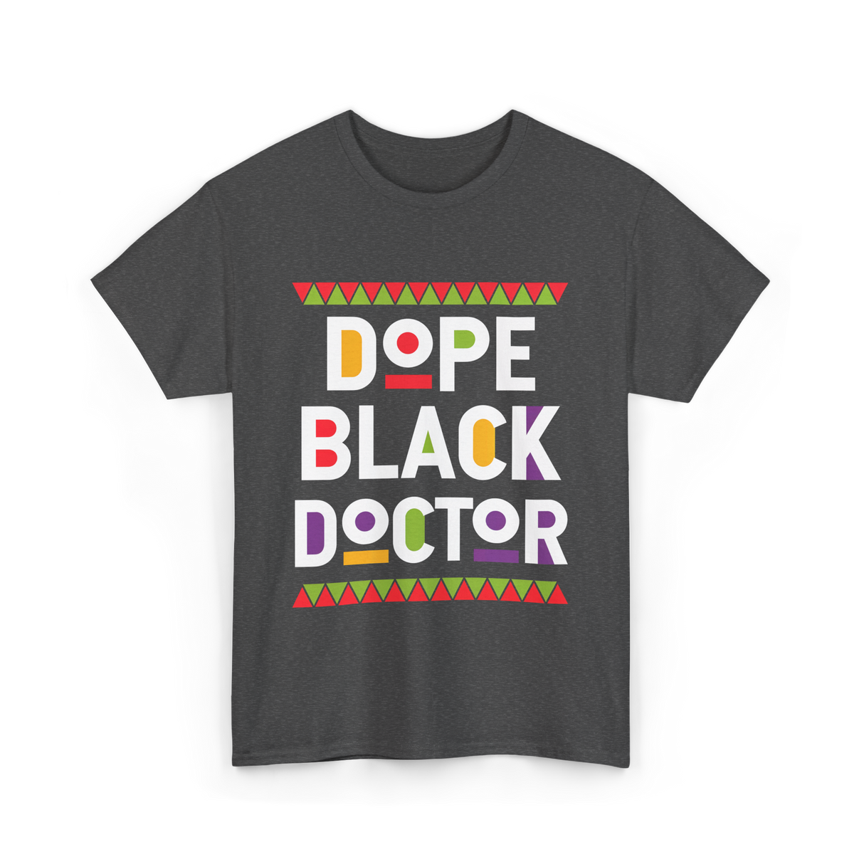 Dope Black Doctor Profession T-Shirt - Dark Heather