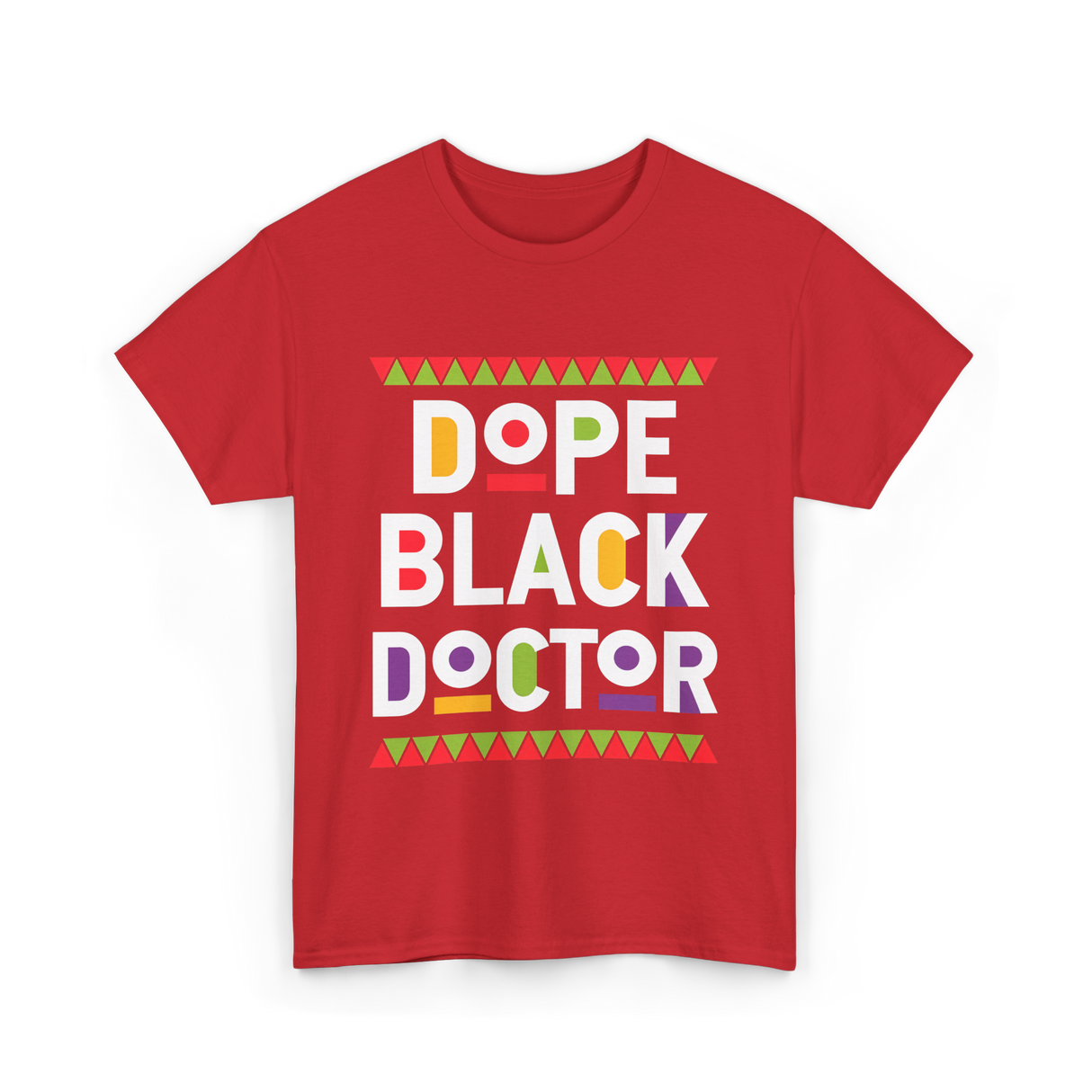 Dope Black Doctor Profession T-Shirt - Red