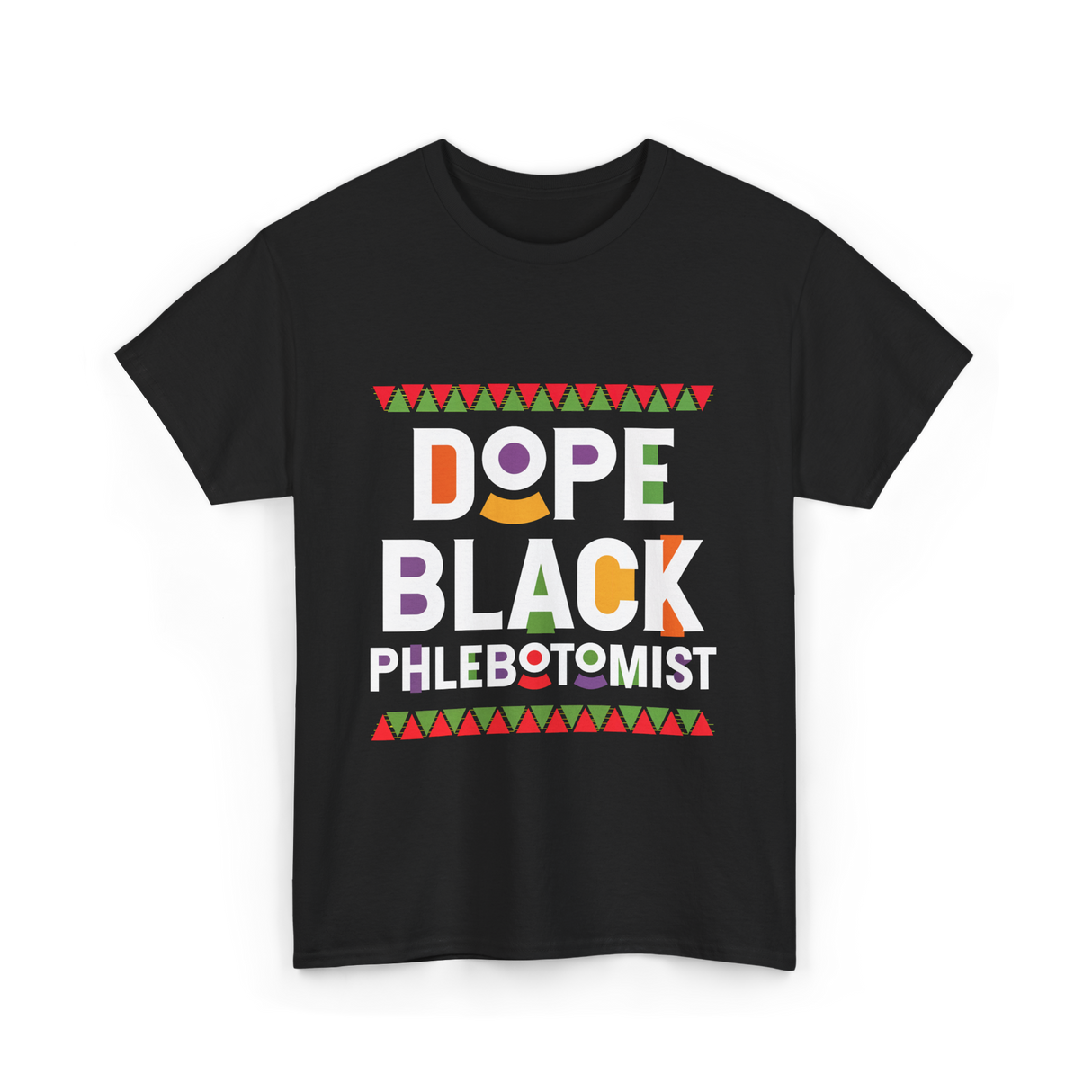 Dope Black Phlebotomist Black T-Shirt - Black