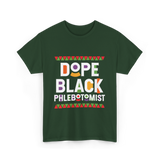 Dope Black Phlebotomist Black T-Shirt - Forest Green