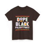 Dope Black Phlebotomist Black T-Shirt - Dark Chocolate