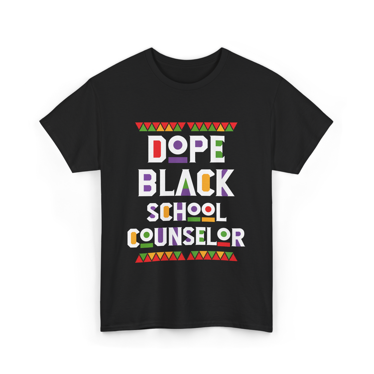 Dope Black School Counselor T-Shirt - Black