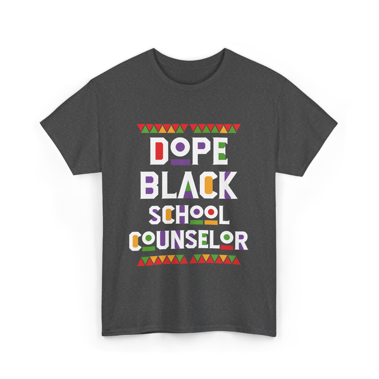 Dope Black School Counselor T-Shirt - Dark Heather