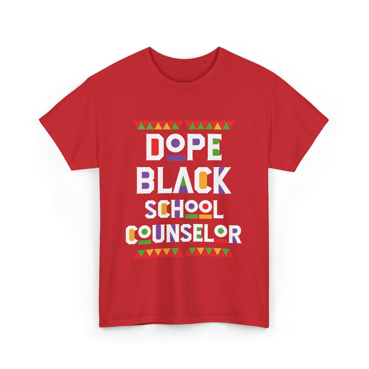 Dope Black School Counselor T-Shirt - Red