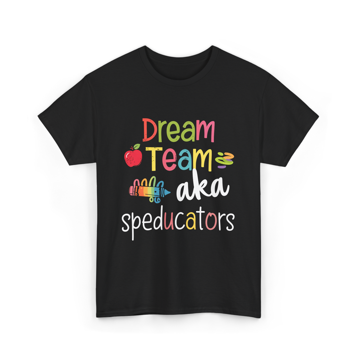 Dream Team Speducators Educators T-Shirt - Black