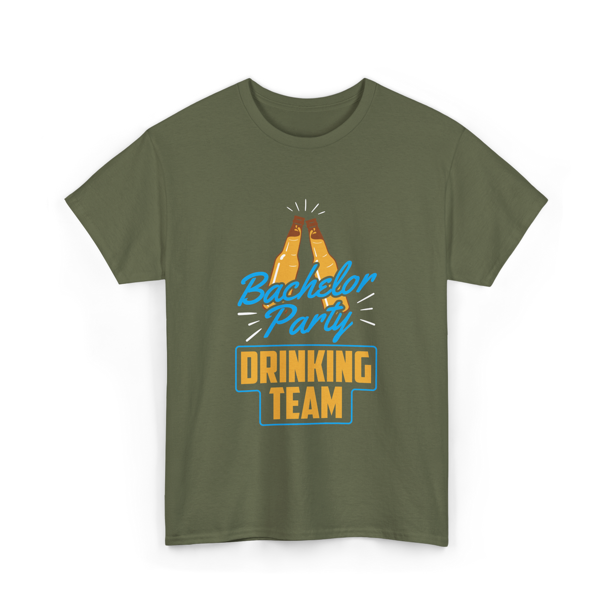 Drinking Team Party T-Shirt - Military Green