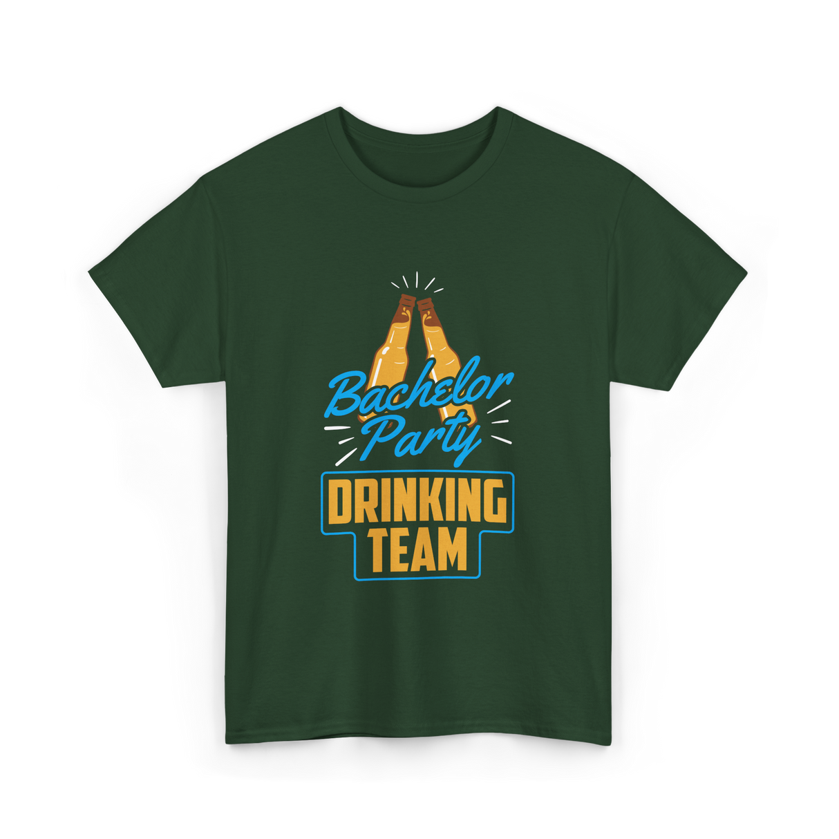 Drinking Team Party T-Shirt - Forest Green