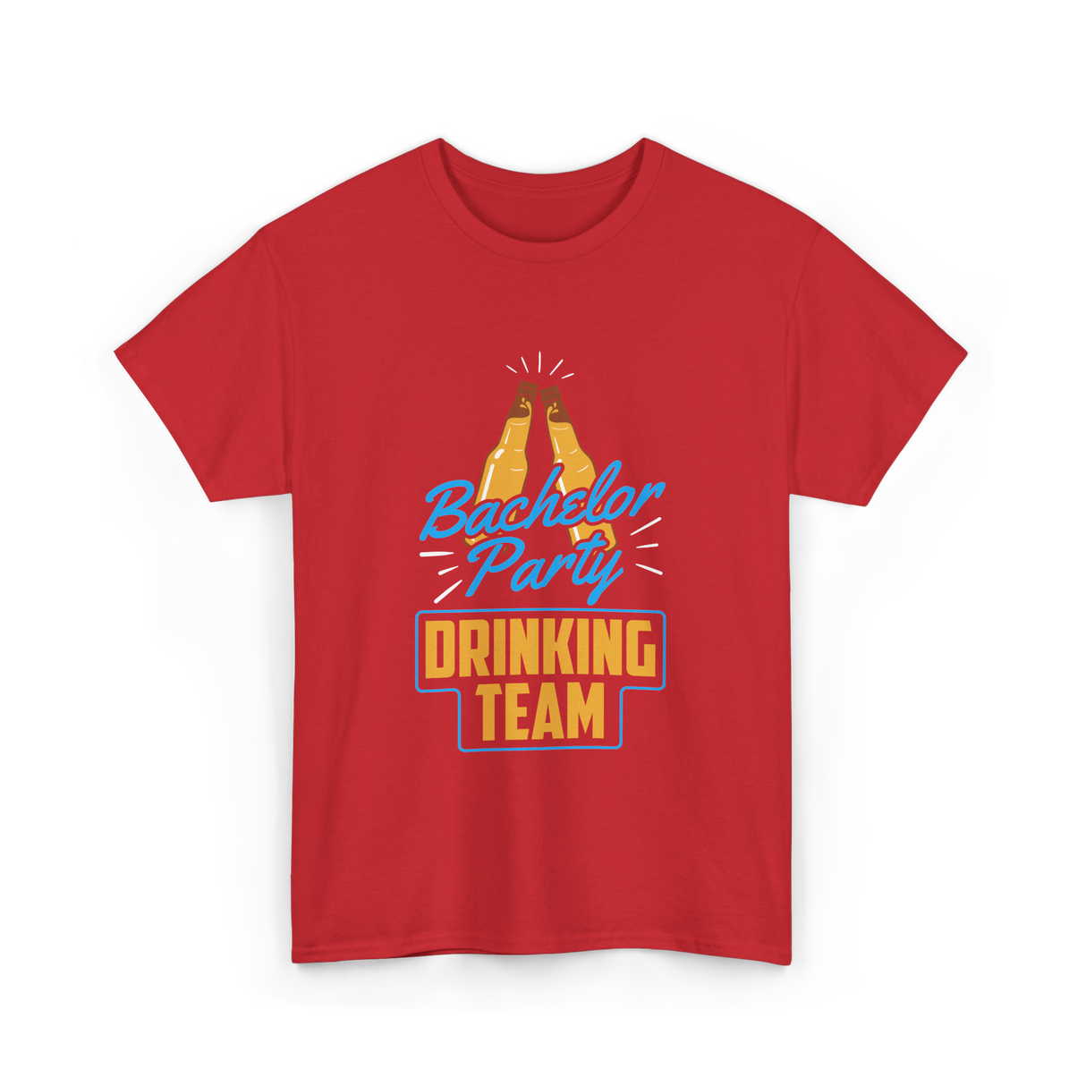 Drinking Team Party T-Shirt - Red