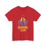 Drinking Team Party T-Shirt - Red