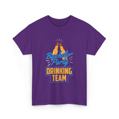 Drinking Team Party T-Shirt - Purple