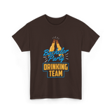 Drinking Team Party T-Shirt - Dark Chocolate