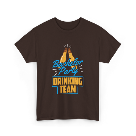 Drinking Team Party T-Shirt - Dark Chocolate