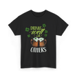 Drinks Well With Others Irish T-Shirt - Black