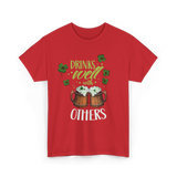 Drinks Well With Others Irish T-Shirt - Red