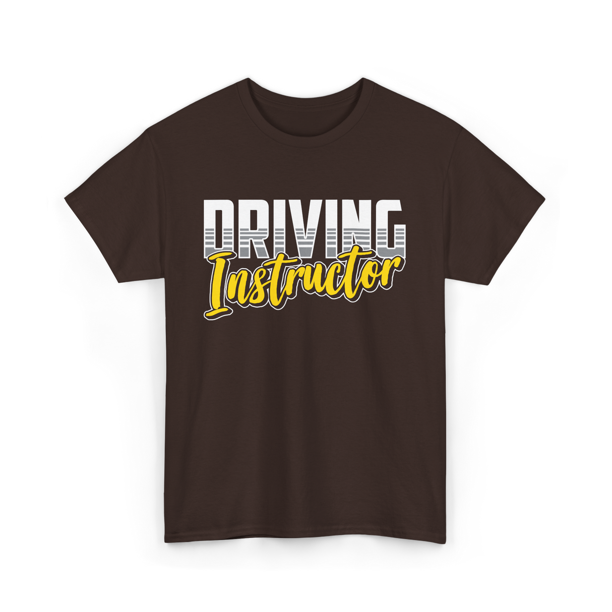 Driving Instructor Driving Teacher T-Shirt - Dark Chocolate