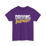 Driving Instructor Driving Teacher T-Shirt - Purple