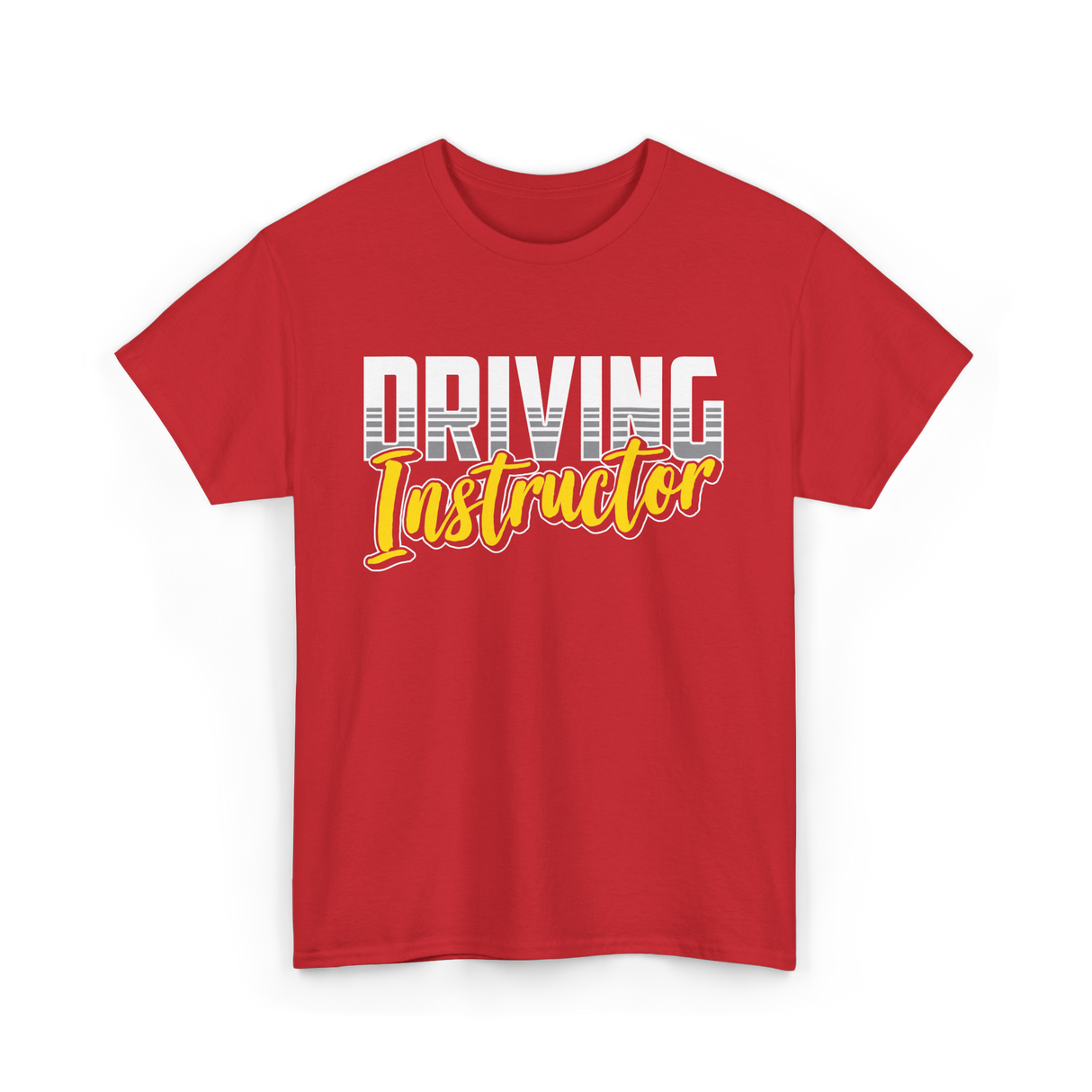 Driving Instructor Driving Teacher T-Shirt - Red