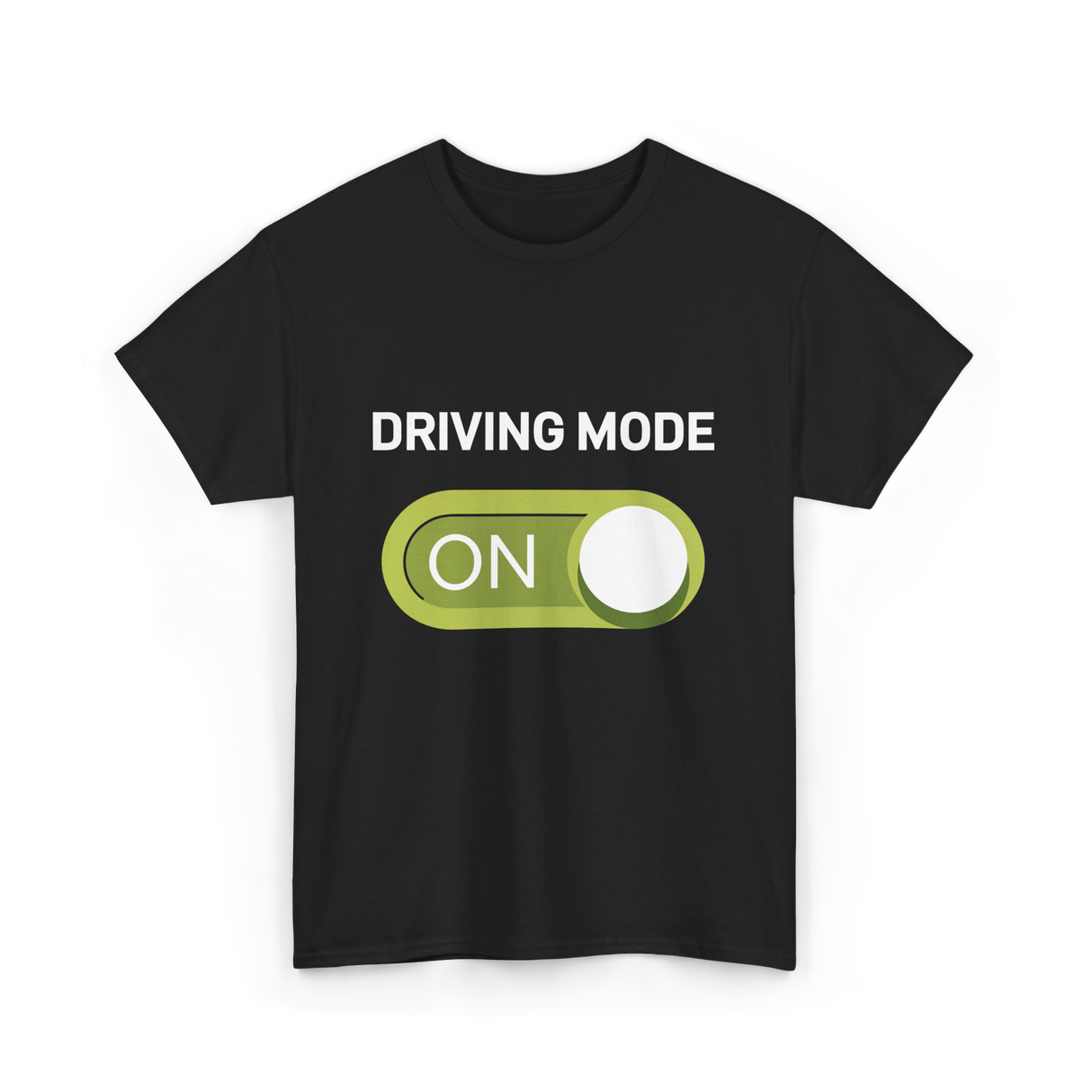 Driving Mode On Driving Mode T-Shirt - Black