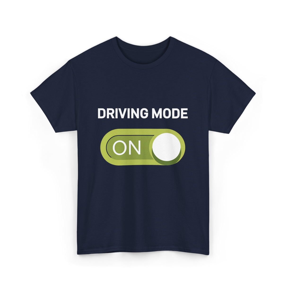 Driving Mode On Driving Mode T-Shirt - Navy