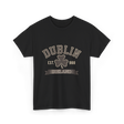 Dublin Ireland Clover Leaf T-Shirt - Black