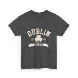 Dublin Ireland Est 988 Clover T-Shirt - Dark Heather