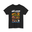 Due to Inflation Holiday Costume T-Shirt - Black