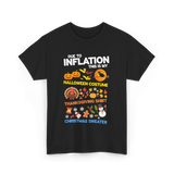 Due to Inflation Holiday Costume T-Shirt - Black