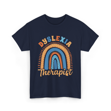 Dyslexia Therapist Awareness T-Shirt - Navy