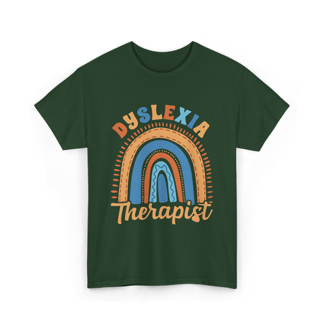 Dyslexia Therapist Awareness T-Shirt - Forest Green