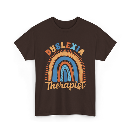 Dyslexia Therapist Awareness T-Shirt - Dark Chocolate