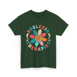 Dyslexia Therapist Dyslexia Awareness T-Shirt - Forest Green