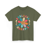 Dyslexia Therapist Dyslexia Awareness T-Shirt - Military Green