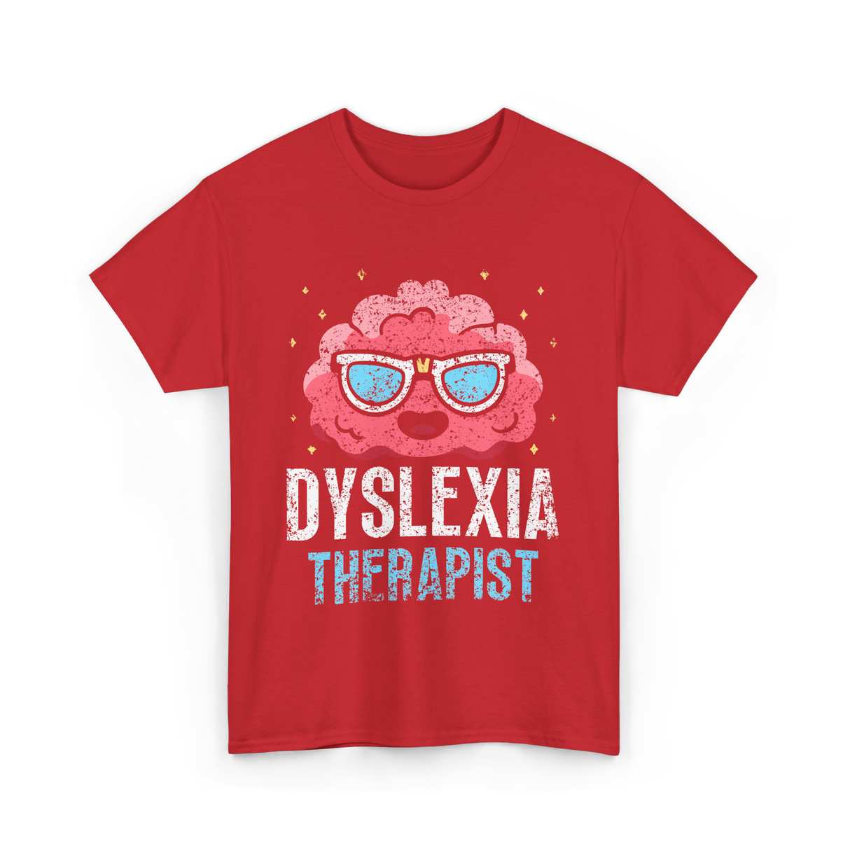 Dyslexia Therapist Dyslexia Awareness T-Shirt - Red