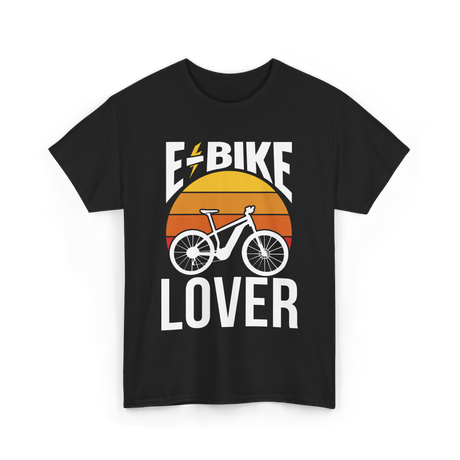 E-Bike Lover Electric Cycling T-Shirt - Black