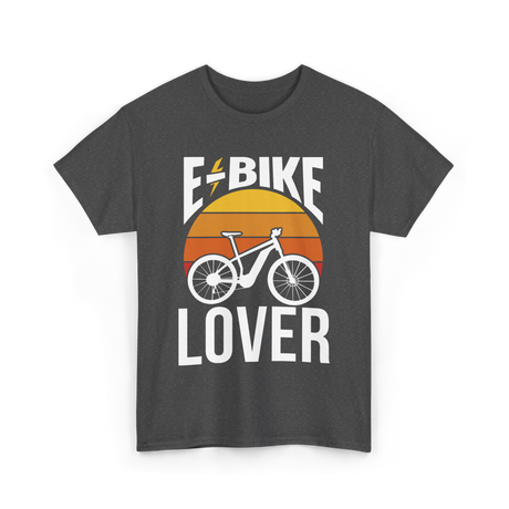 E-Bike Lover Electric Cycling T-Shirt - Dark Heather