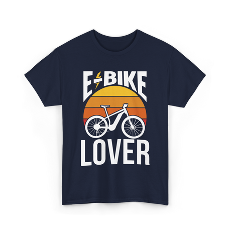 E-Bike Lover Electric Cycling T-Shirt - Navy