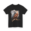 Eagle and Hawk Wildlife Art T-Shirt - Black