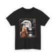 Eagle Moon Wildlife Portrait Nature T-Shirt - Black