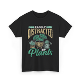 Easily Distracted By Plants Botany T-Shirt - Black