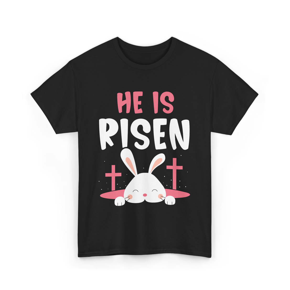 Easter Bunny T-Shirt - Black