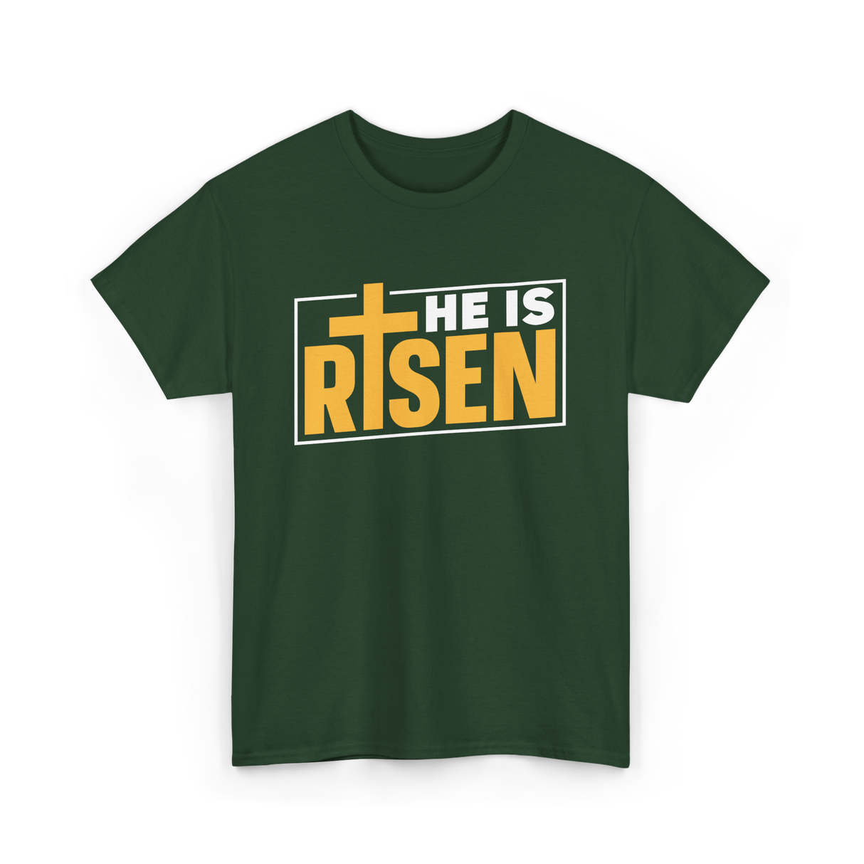 Easter Faith T-Shirt - Forest Green