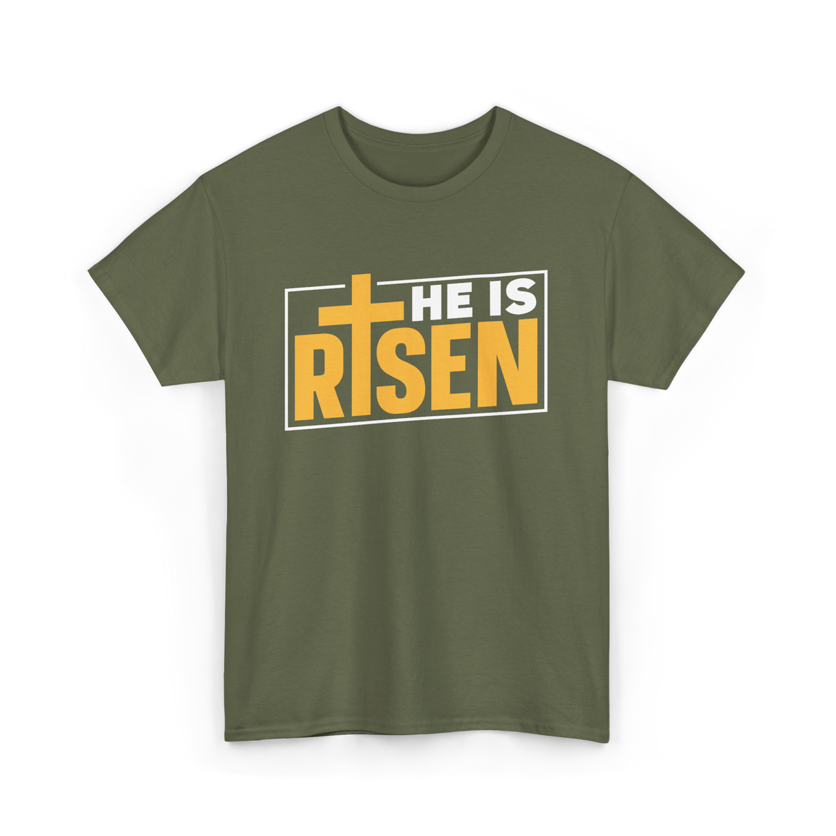 Easter Faith T-Shirt - Military Green