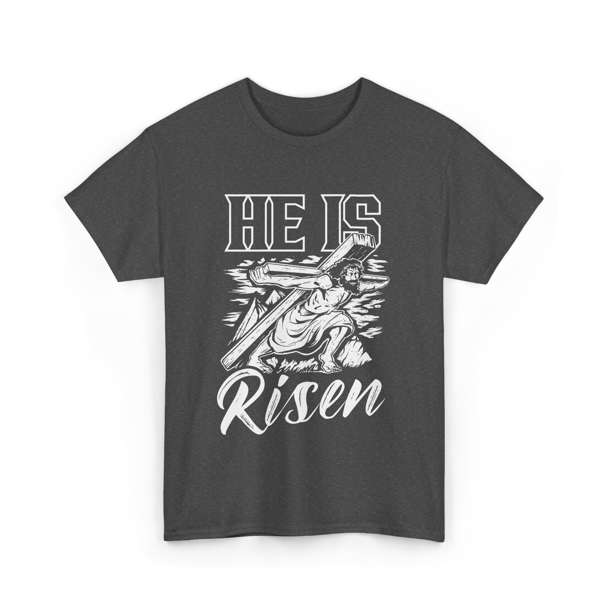 Easter Resurrection T-Shirt - Dark Heather