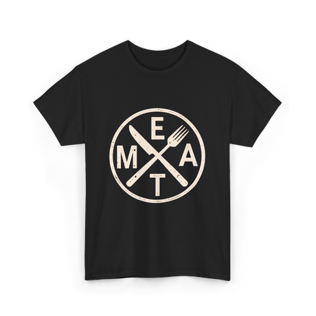 Eat Meat Carnivore Diet T-Shirt - Black