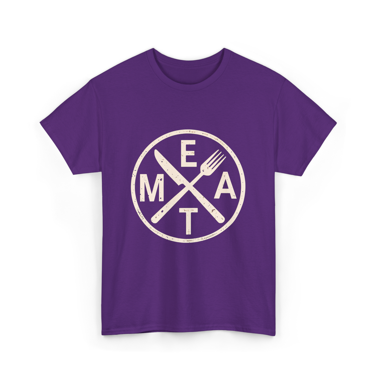 Eat Meat Carnivore Diet T-Shirt - Purple