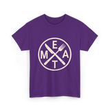 Eat Meat Carnivore Diet T-Shirt - Purple