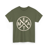 Eat Meat Carnivore Diet T-Shirt - Military Green