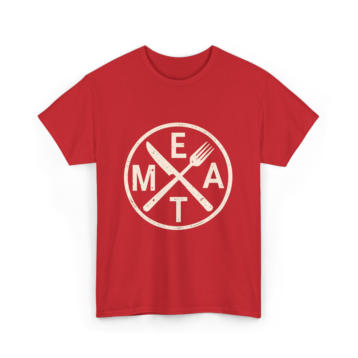 Eat Meat Carnivore Diet T-Shirt - Red