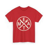 Eat Meat Carnivore Diet T-Shirt - Red