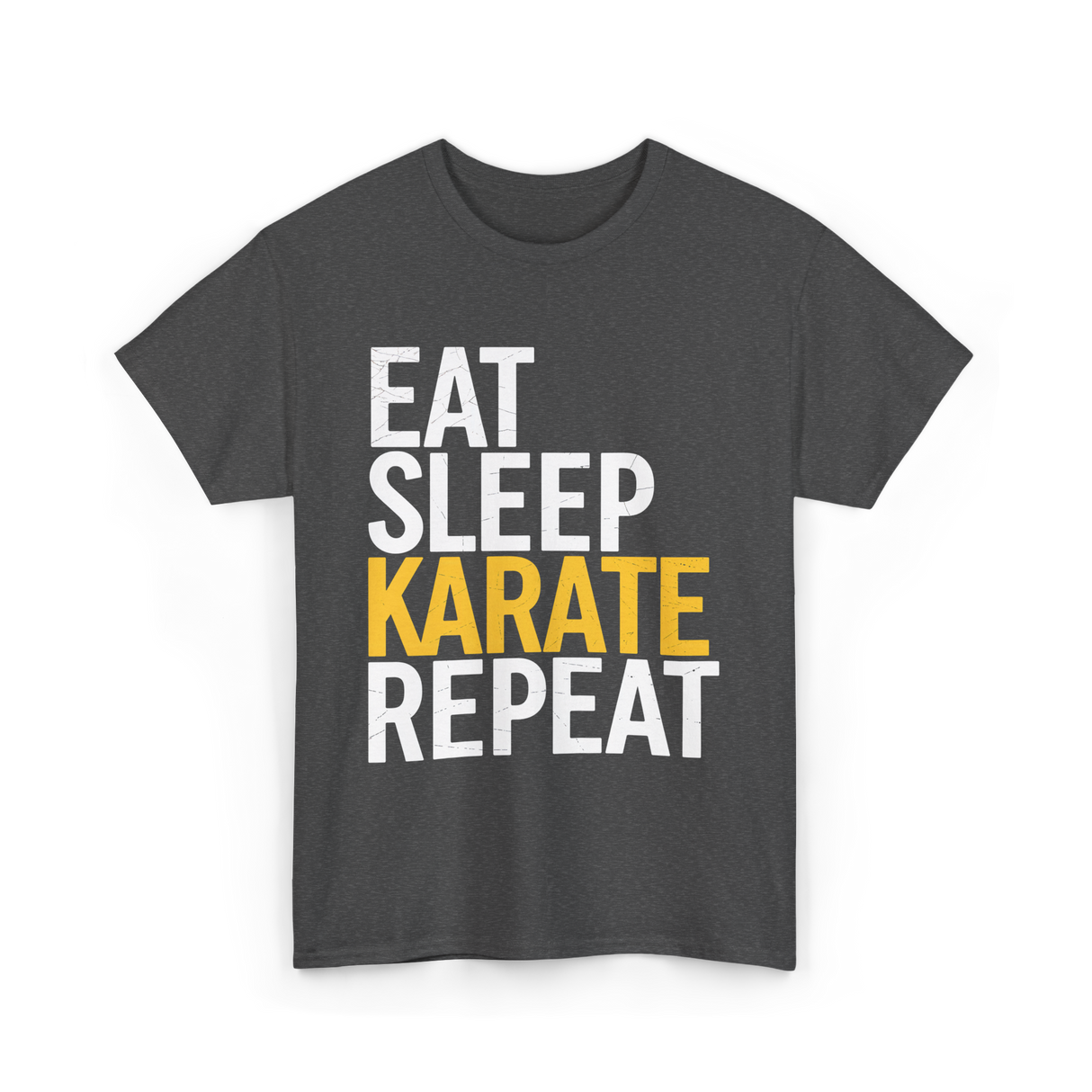 Eat Sleep Karate T-Shirt - Dark Heather